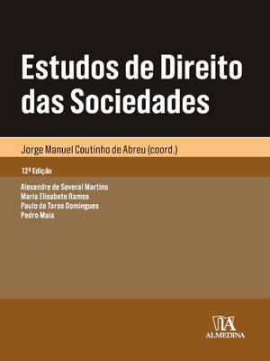 cover image of Estudos de Direito das Sociedades--12ª Edição